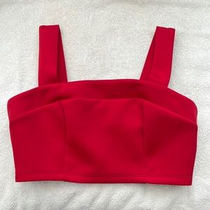 Red Crop Top